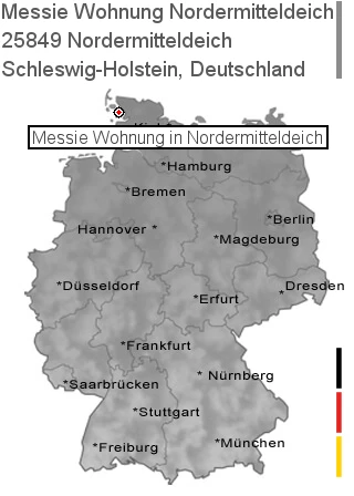 Messie Wohnung Nordermitteldeich, 25849 Nordermitteldeich