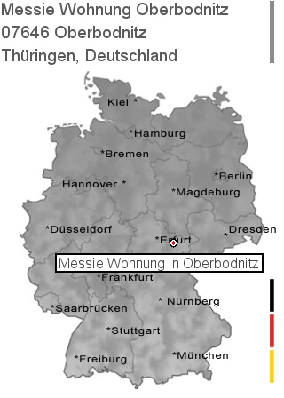 Messie Wohnung Oberbodnitz, 07646 Oberbodnitz