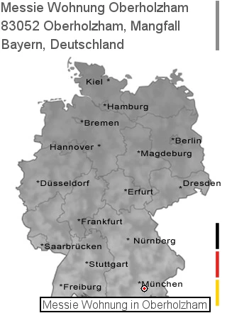 Messie Wohnung Oberholzham, Mangfall, 83052 Oberholzham