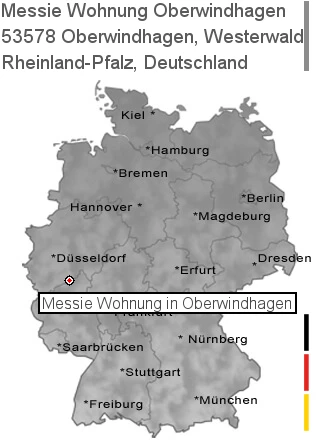 Messie Wohnung Oberwindhagen, Westerwald, 53578 Oberwindhagen