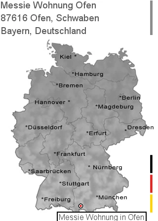 Messie Wohnung Ofen, Schwaben, 87616 Ofen