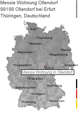 Messie Wohnung Ollendorf bei Erfurt, 99198 Ollendorf