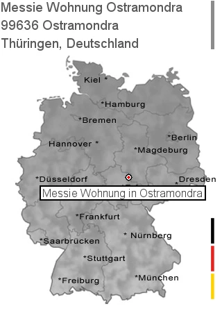 Messie Wohnung Ostramondra, 99636 Ostramondra