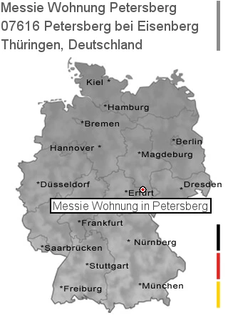 Messie Wohnung Petersberg bei Eisenberg, 07616 Petersberg