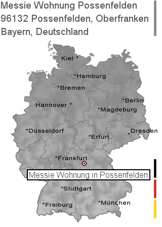 Messie Wohnung Possenfelden, Oberfranken, 96132 Possenfelden