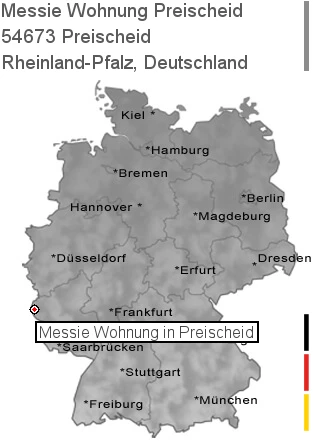Messie Wohnung Preischeid, 54673 Preischeid