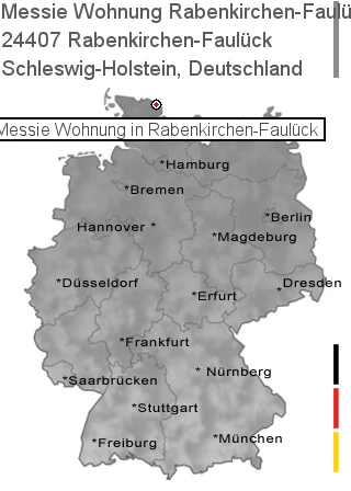 Messie Wohnung Rabenkirchen-Faulück, 24407 Rabenkirchen-Faulück