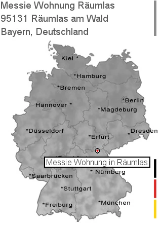 Messie Wohnung Räumlas am Wald, 95131 Räumlas