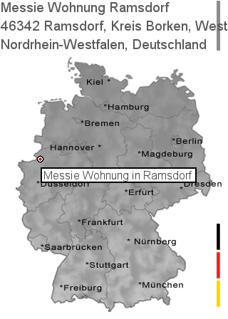 Messie Wohnung Ramsdorf, Kreis Borken, Westfalen, 46342 Ramsdorf