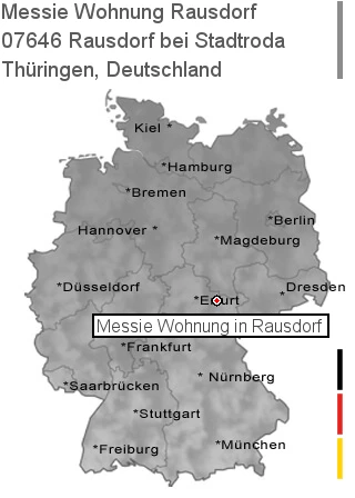 Messie Wohnung Rausdorf bei Stadtroda, 07646 Rausdorf