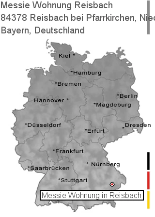 Messie Wohnung Reisbach bei Pfarrkirchen, Niederbayern, 84378 Reisbach