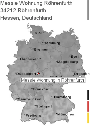 Messie Wohnung Röhrenfurth, 34212 Röhrenfurth