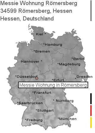Messie Wohnung Römersberg, Hessen, 34599 Römersberg