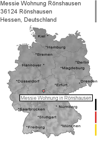 Messie Wohnung Rönshausen, 36124 Rönshausen
