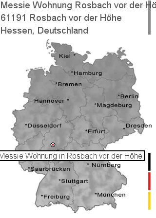 Messie Wohnung Rosbach vor der Höhe, 61191 Rosbach vor der Höhe