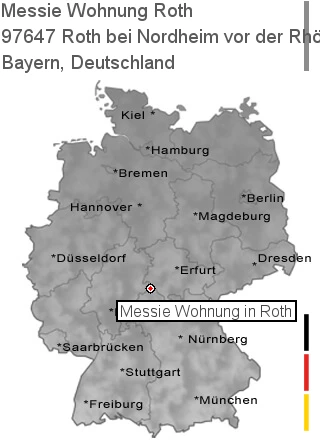 Messie Wohnung Roth bei Nordheim vor der Rhön, 97647 Roth