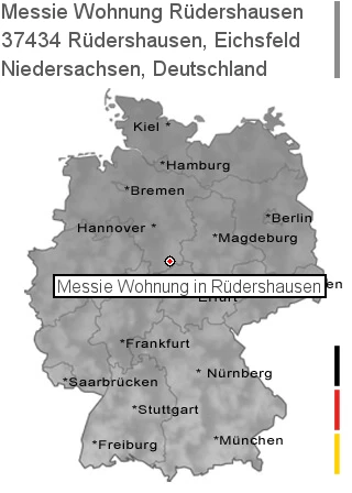 Messie Wohnung Rüdershausen, Eichsfeld, 37434 Rüdershausen