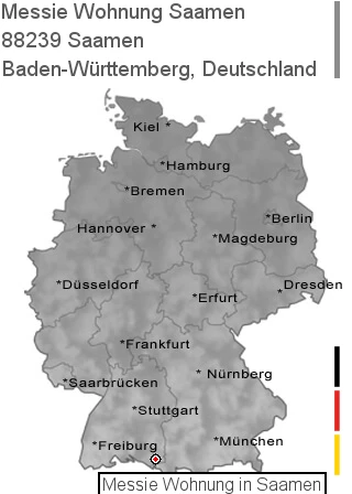 Messie Wohnung Saamen, 88239 Saamen