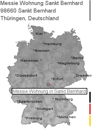 Messie Wohnung Sankt Bernhard, 98660 Sankt Bernhard