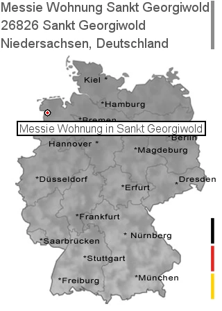 Messie Wohnung Sankt Georgiwold, 26826 Sankt Georgiwold