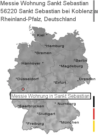 Messie Wohnung Sankt Sebastian bei Koblenz am Rhein, 56220 Sankt Sebastian