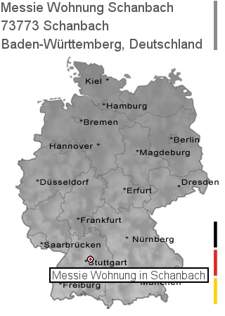 Messie Wohnung Schanbach, 73773 Schanbach