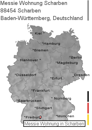 Messie Wohnung Scharben, 88454 Scharben