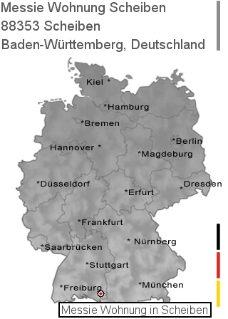 Messie Wohnung Scheiben, 88353 Scheiben