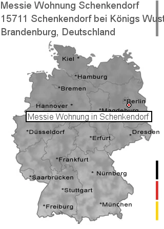 Messie Wohnung Schenkendorf bei Königs Wusterhausen, 15711 Schenkendorf
