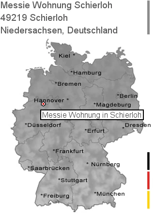 Messie Wohnung Schierloh, 49219 Schierloh