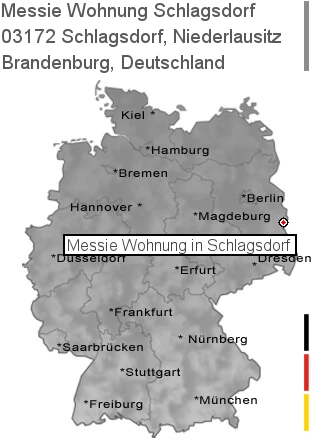 Messie Wohnung Schlagsdorf, Niederlausitz, 03172 Schlagsdorf