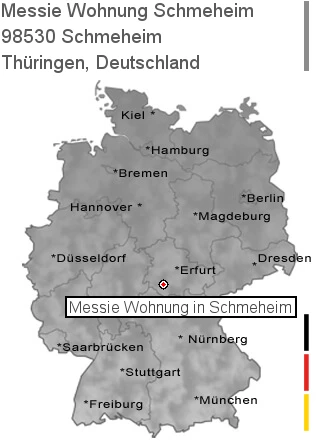Messie Wohnung Schmeheim, 98530 Schmeheim