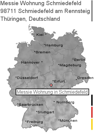 Messie Wohnung Schmiedefeld am Rennsteig, 98711 Schmiedefeld