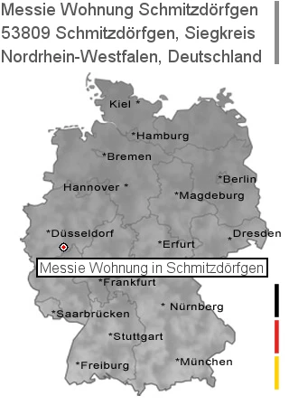 Messie Wohnung Schmitzdörfgen, Siegkreis, 53809 Schmitzdörfgen