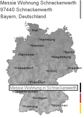 Messie Wohnung Schnackenwerth, 97440 Schnackenwerth