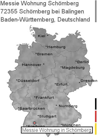 Messie Wohnung Schömberg bei Balingen, 72355 Schömberg