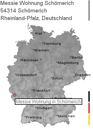 Messie Wohnung Schömerich, 54314 Schömerich