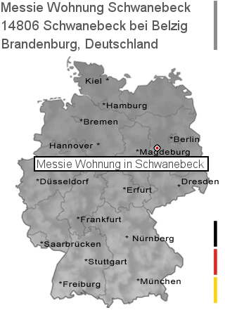 Messie Wohnung Schwanebeck bei Belzig, 14806 Schwanebeck