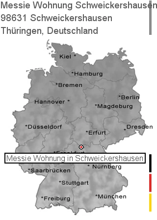 Messie Wohnung Schweickershausen, 98631 Schweickershausen