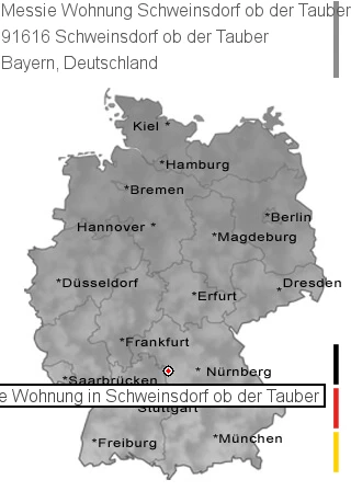 Messie Wohnung Schweinsdorf ob der Tauber, 91616 Schweinsdorf ob der Tauber