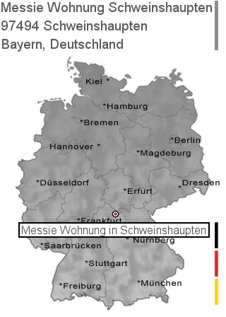 Messie Wohnung Schweinshaupten, 97494 Schweinshaupten