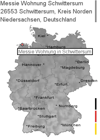 Messie Wohnung Schwittersum, Kreis Norden, 26553 Schwittersum