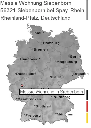 Messie Wohnung Siebenborn bei Spay, Rhein, 56321 Siebenborn