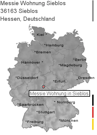 Messie Wohnung Sieblos, 36163 Sieblos