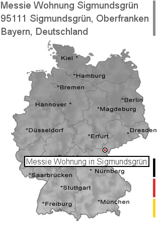 Messie Wohnung Sigmundsgr&uuml;n, Oberfranken, 95111 Sigmundsgrün