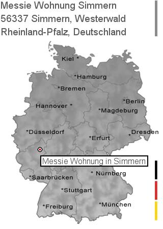 Messie Wohnung Simmern, Westerwald, 56337 Simmern