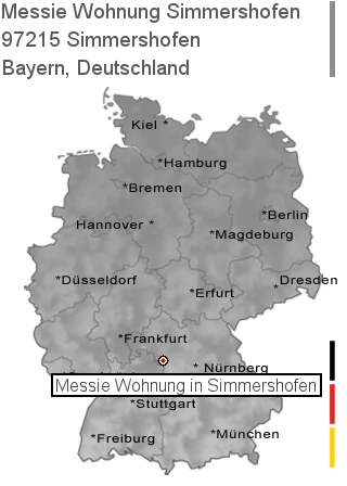 Messie Wohnung Simmershofen, 97215 Simmershofen