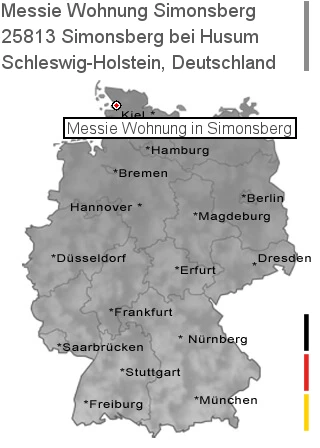 Messie Wohnung Simonsberg bei Husum, 25813 Simonsberg