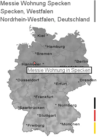 Messie Wohnung Specken, Westfalen