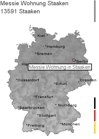 Messie Wohnung Staaken, 13591 Staaken